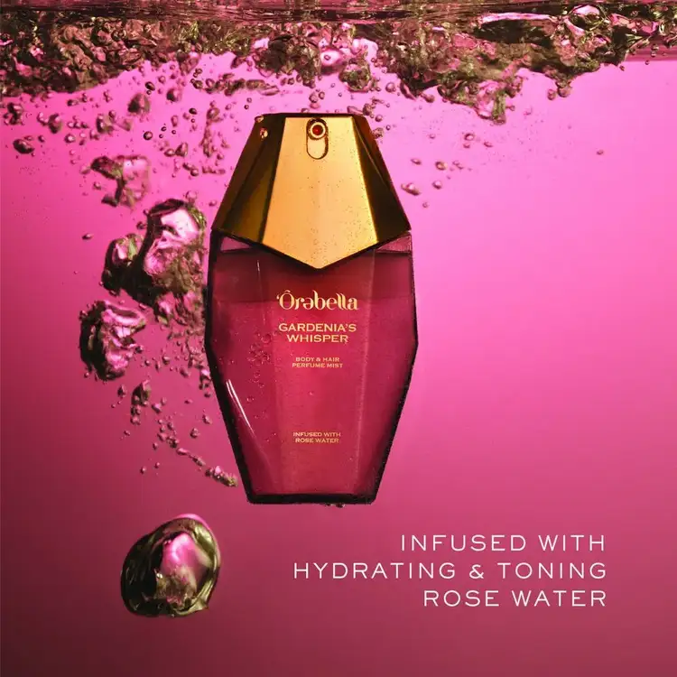 Gardenia's Whisper - Body & Hair Mist, fragancia floral gourmand