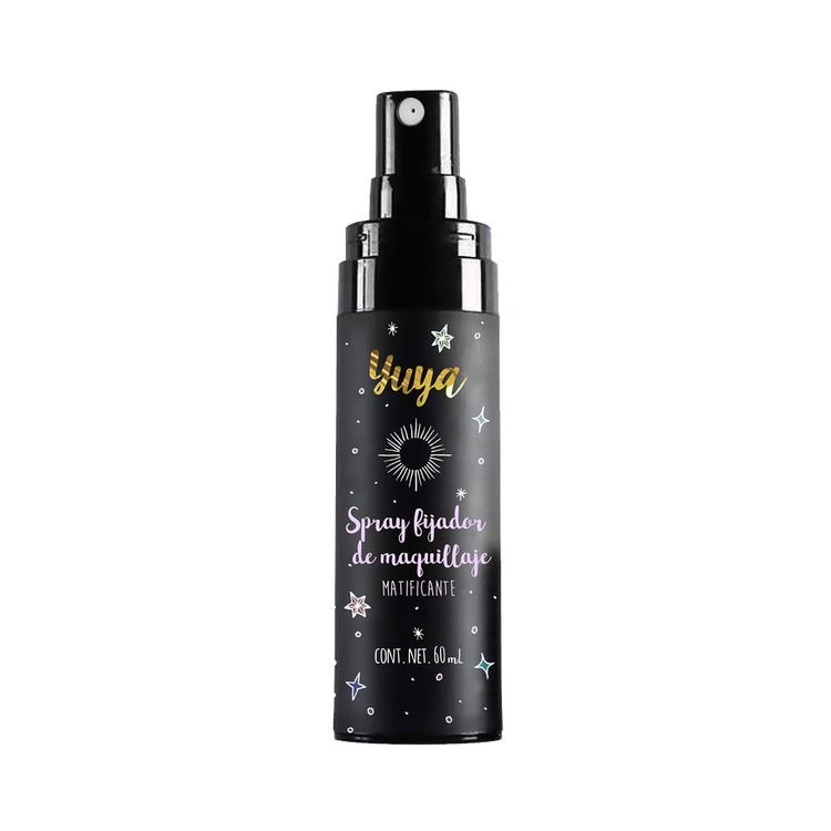 Spray fijador de maquillaje matificante