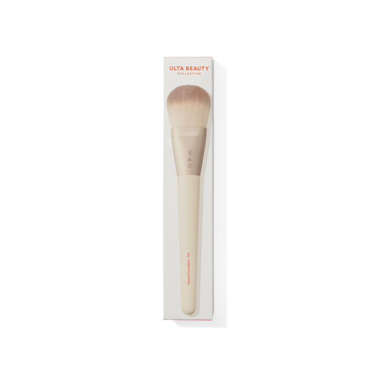 Tapered Foundation Brush 104 Brocha cónica para base de maquillaje acabado natural