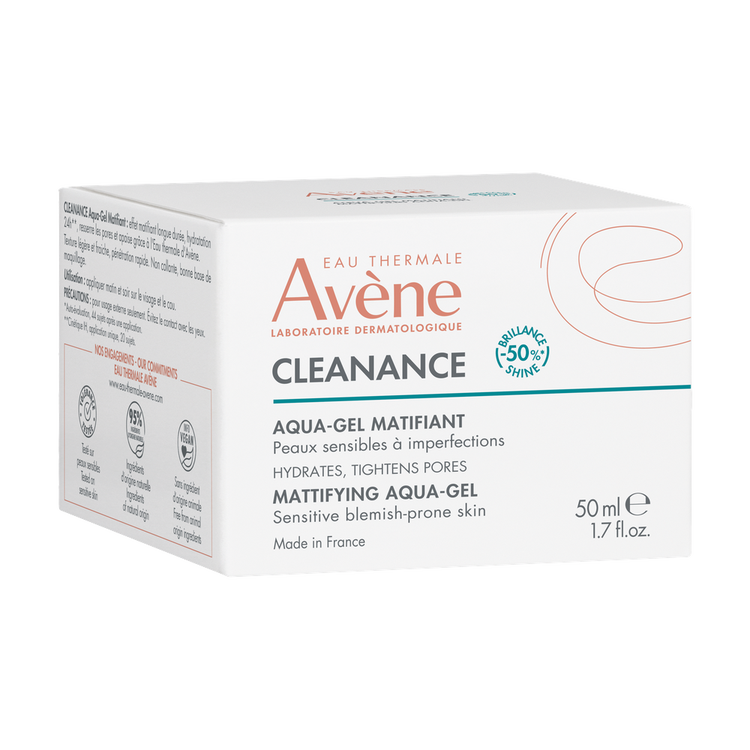 Cleanance Aqua-gel matificante controla el brillo y reduce poros abiertos