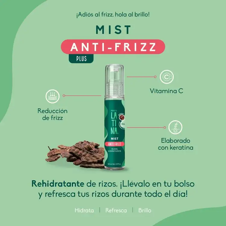 Mist antifrizz, rizos hidratados