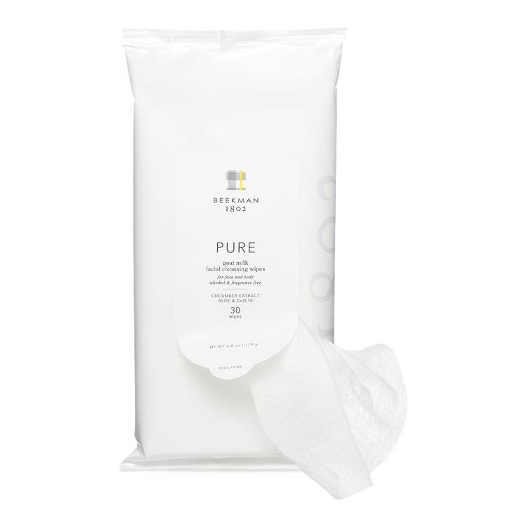 Pure Goat Milk - Toallitas limpiadoras, ideal para viaje