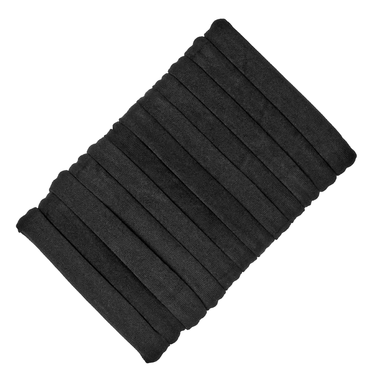 Scunci - Ligas negras cabello grueso