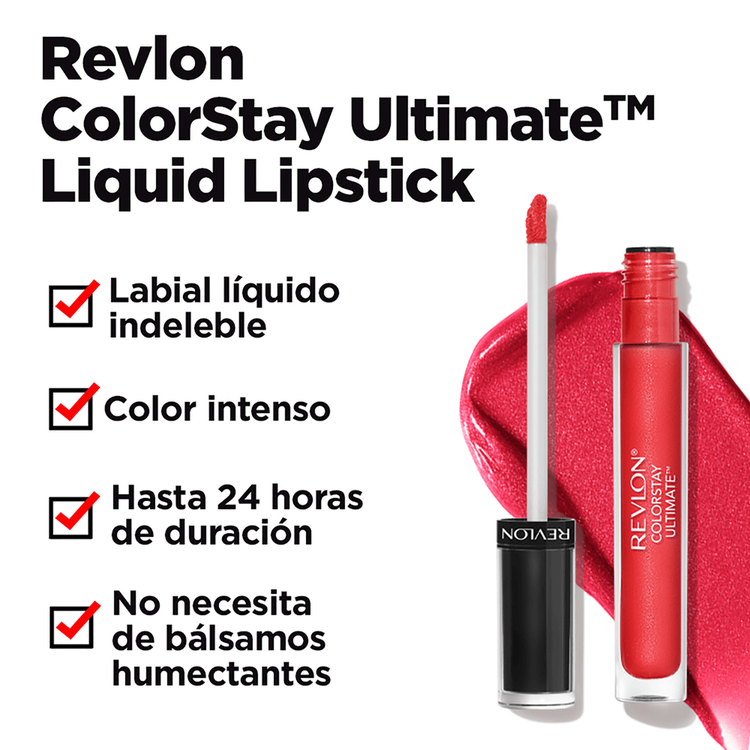 Labial líquido de cobertura completa
