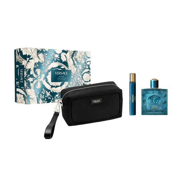 Eros - Set de regalo, eau de parfum 100 ml + 2 piezas