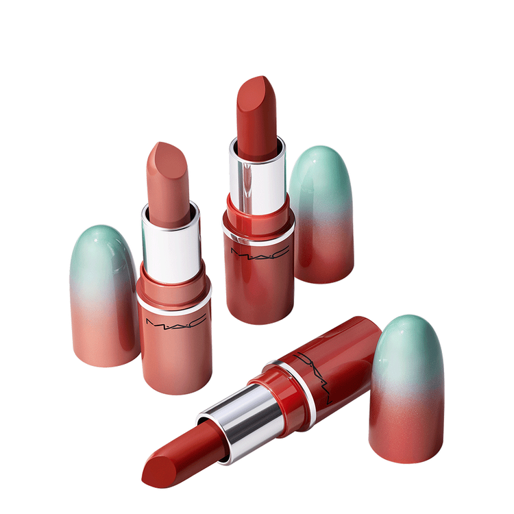 Wildest Gleams Mini Lustreglass Lip Trio - Set de tres labiales mini Lustreglass mini