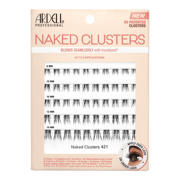 Naked Clusters 421 Set personalizable de pestañas racimos naked personalizables.