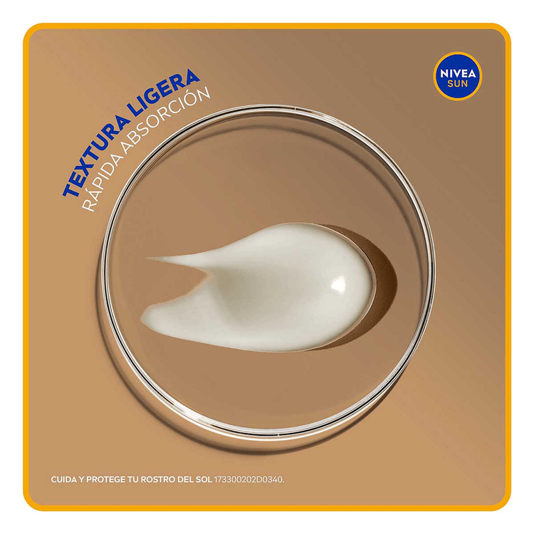 Control Brillo Protector Solar Facial tamaño viaje protección solar alta facial