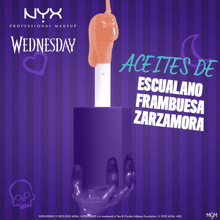 Wednesday Mystery Fat Oil Brillo labial, formula vegana