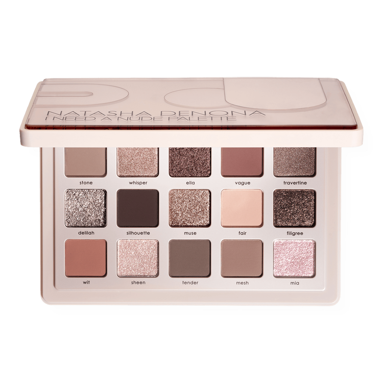 I Need a Nude Eyeshadow Palette Paleta de sombras 15 sombras nude icónicas.