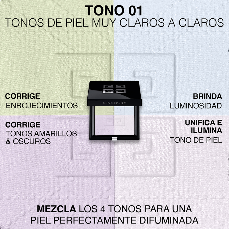 Prisme Libre 4 color Pressed Powder - Polvos matificantes, correctores y fijadores