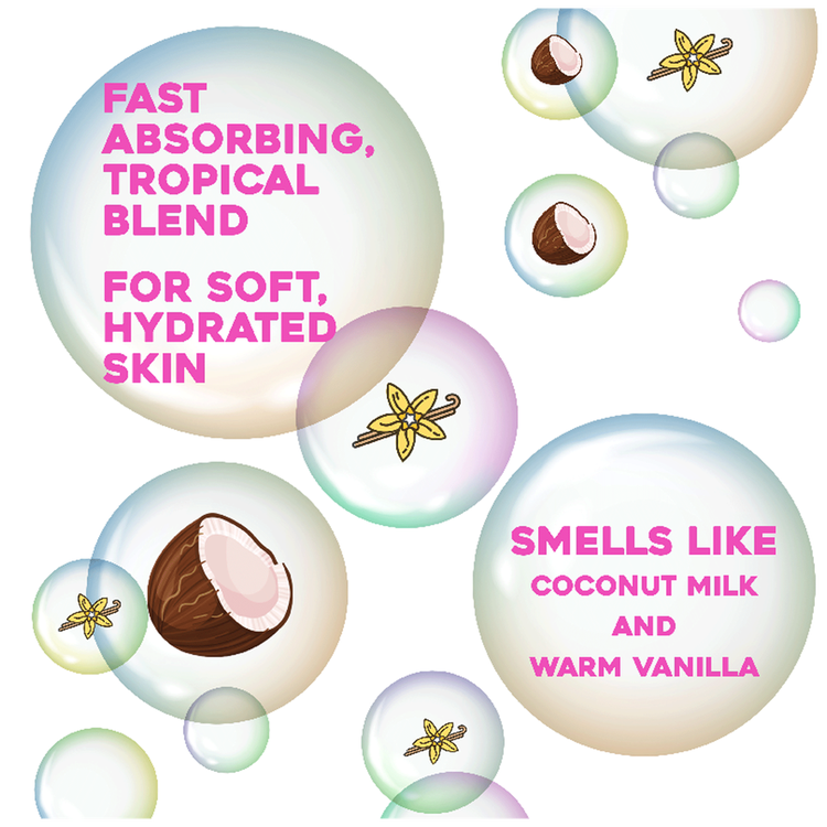 OGX Coconut Miracle Oil Body Lotion - Crema corporal, ultra humectante con aroma a coco