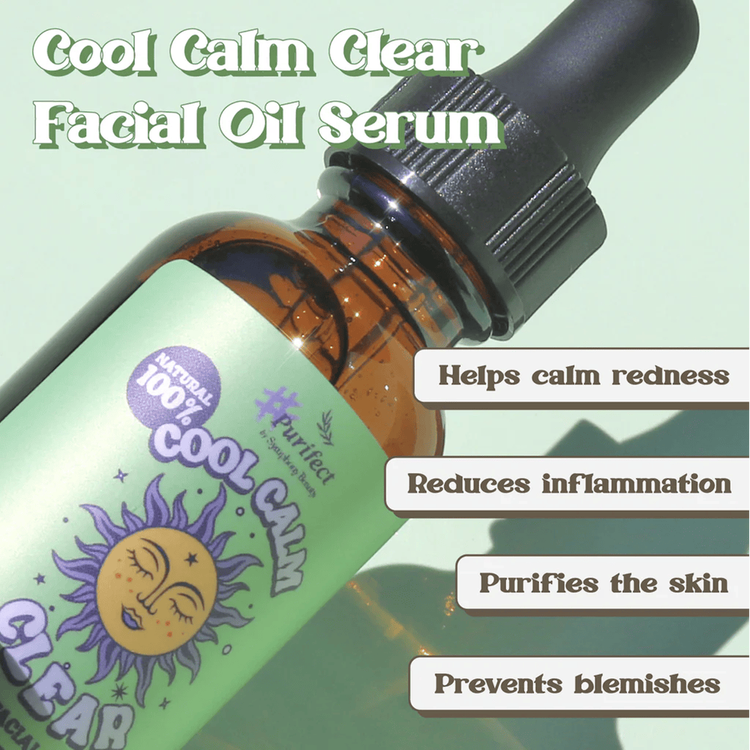Facial Oil Serum Suero facial purifica por propiedades antiinflamatorias