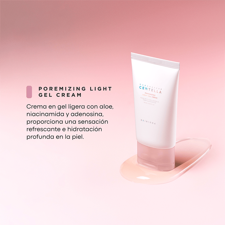 Madagascar Centella - Crema en gel facial, con aloe y niacinamida