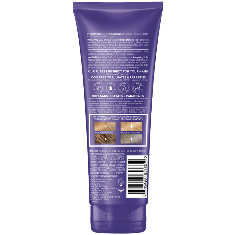 Everpure Purple - Acondicionador, neutraliza los tonos amarillos