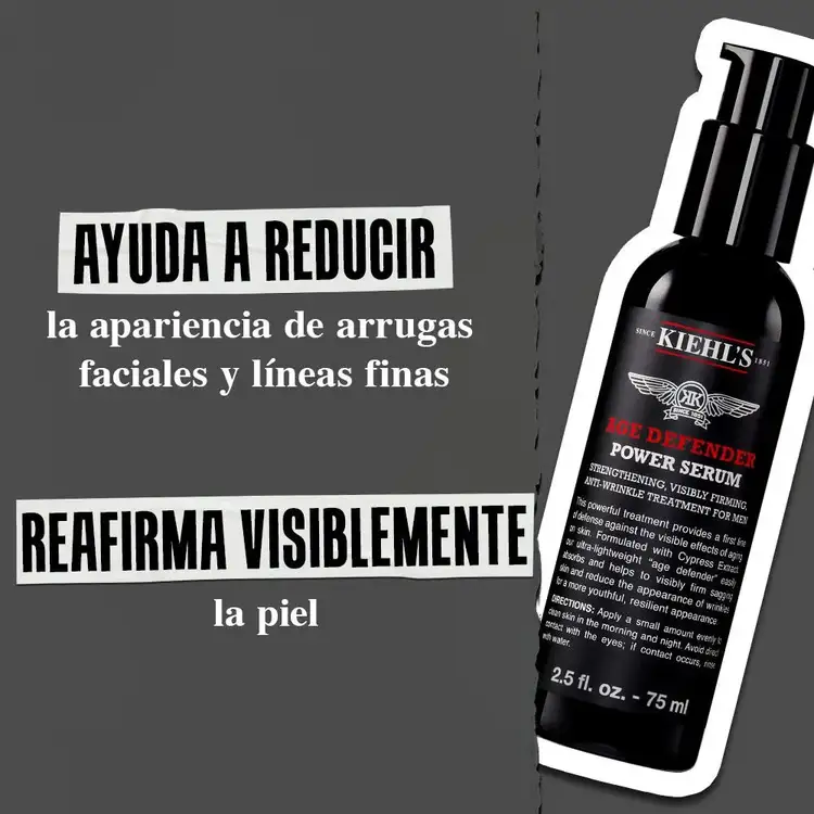 Age Defender Power - Suero antiedad para hombre, reduce aparición de arrugas