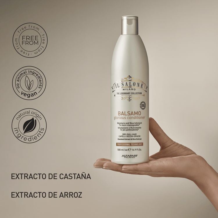 Acondicionador, para cabello seco y apagado