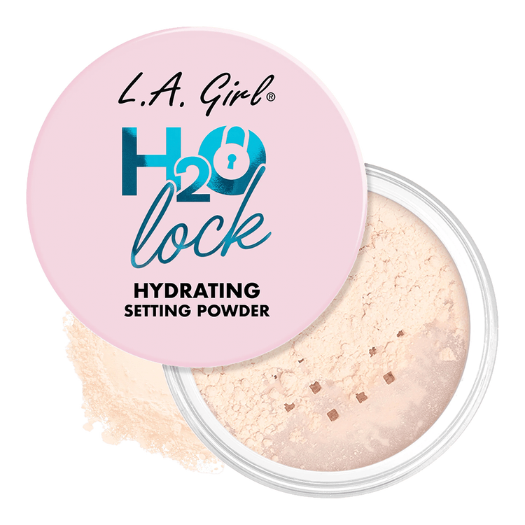 H2O Lock - Hydrating Setting Powder, polvo mate aterciopelado de larga duración, 8 gr