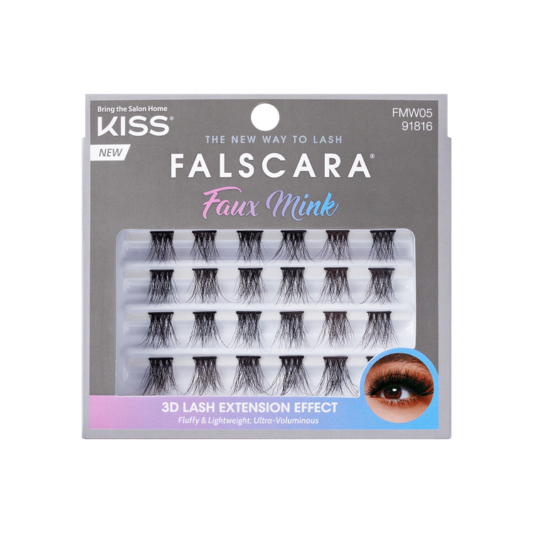 Falscara Extensiones de pestañas individuales duración de hasta 10 días con el uso de Overnighter