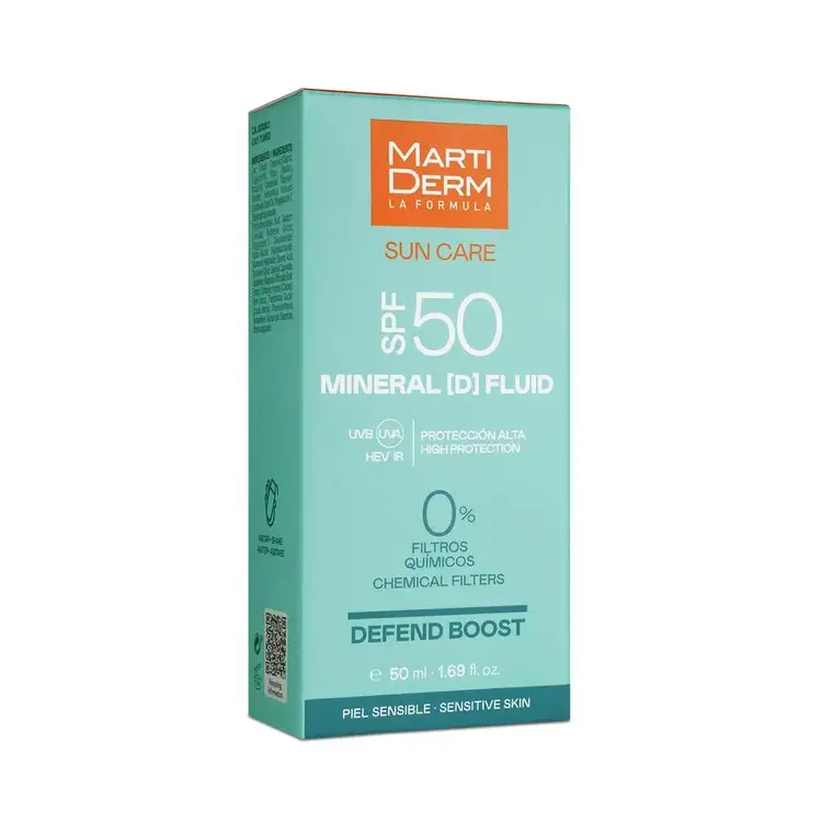 SPF 50 Mineral D Protector solar protección solar con prebióticos