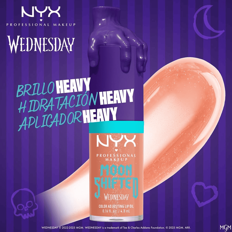Wednesday Mystery Fat Oil Brillo labial, formula vegana