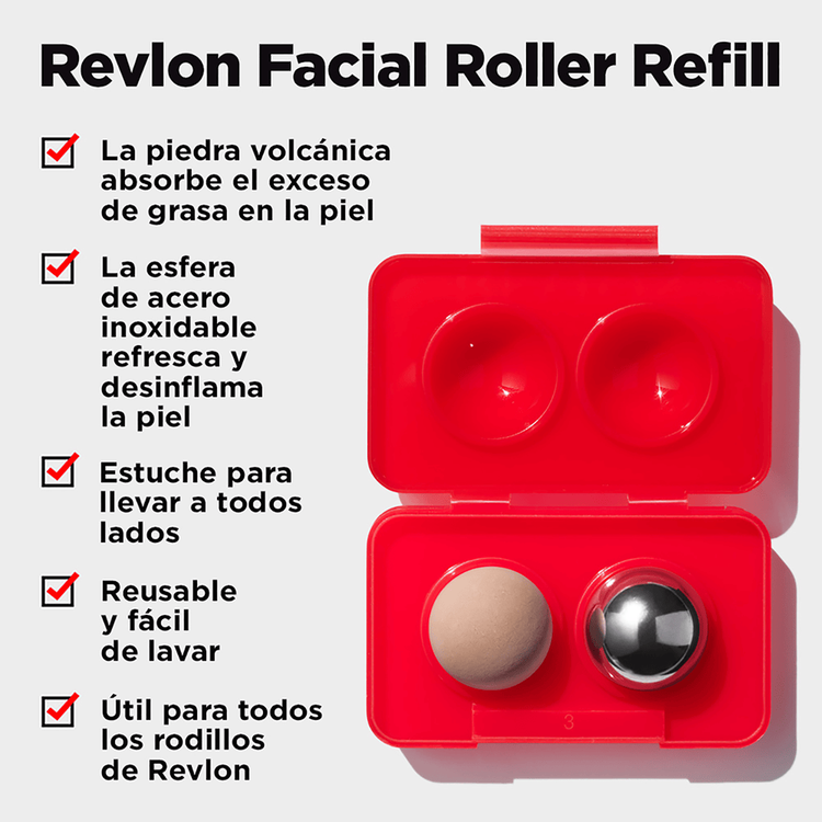 Revlon Bt Rodillo facial estuche seguro
