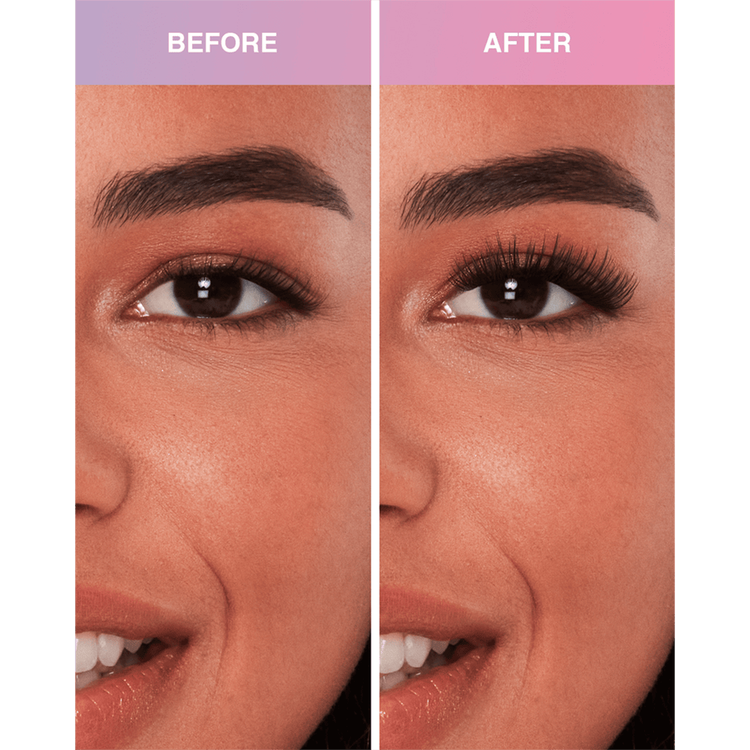 Press On 60 Count Faux Mink Natural Pestañas postizas pre-pegadas pestañas pre-pegadas faux mink naturales.