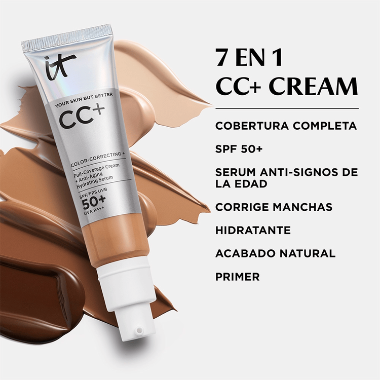 Your Skin But Better - CC+ foundation con SPF 50+, hidrata y corrige imperfecciones