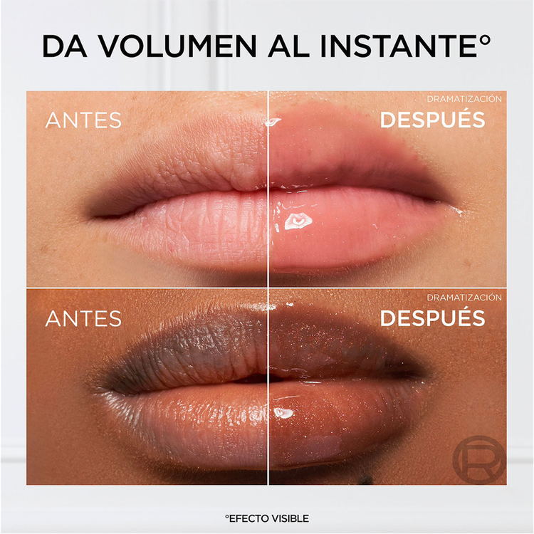 Plump Ambition - Lip oil hidratante, con ácido hialurónico y tripéptidos