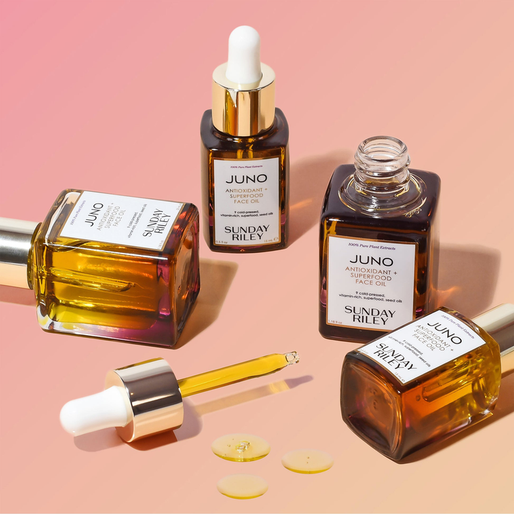 Juno Antioxidant + Superfood Aceite facial antioxidante nutre y da brillo con superalimentos