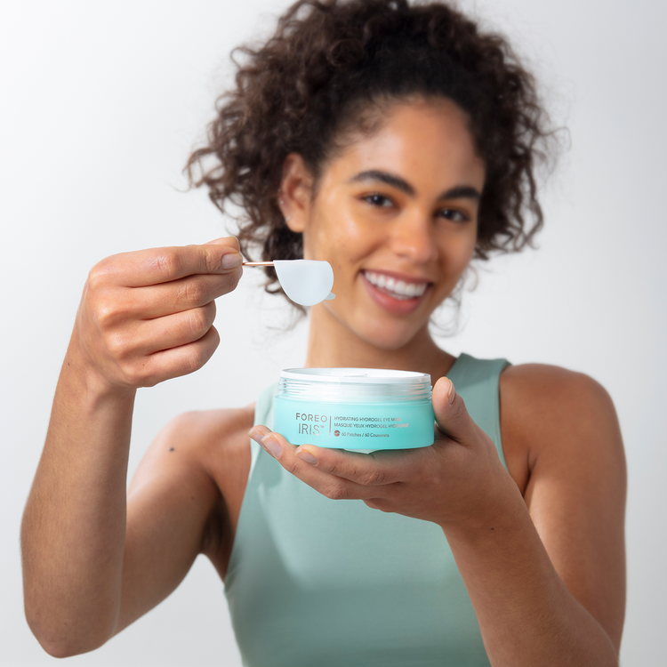 Iris Parches de hidrogel con musgo marino y colágeno