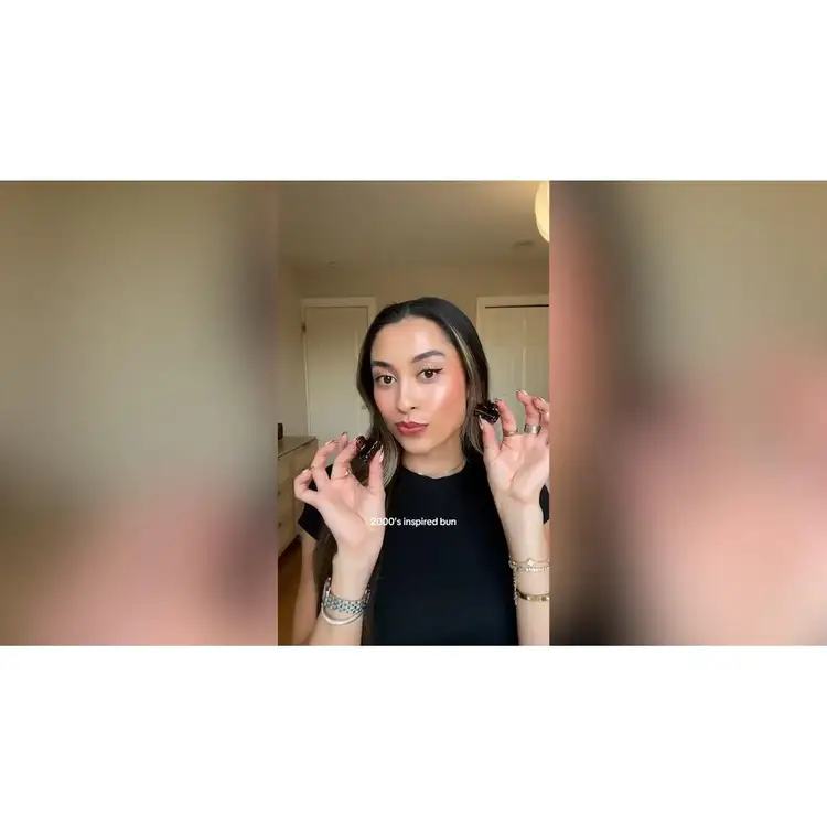 Mini Puffy Claw Clips - Clips para cabello, agarre firme y seguro