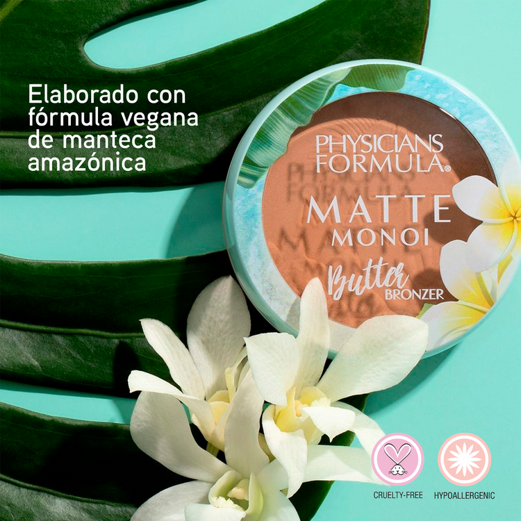 Murumuru Butter Enhancement Matte Sunkissed Bronzer hidrata y acondiciona la piel