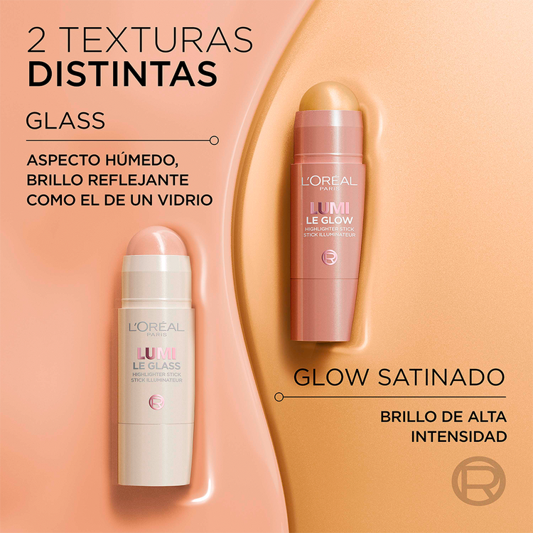 Lumi Le Glass - Iluminador en barra, para un brillo instantáneo