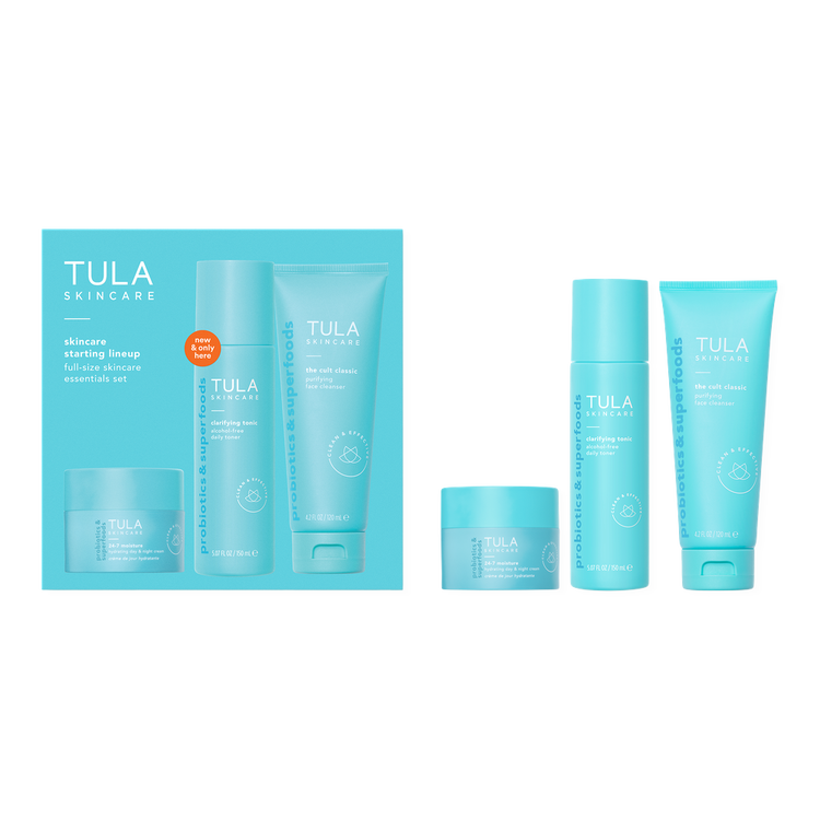 Skincare Starting Lineup Full-Size Skincare Set de descubrimiento hidrata la piel