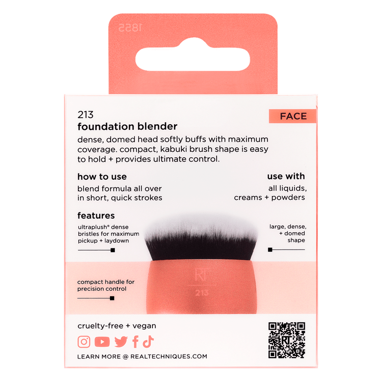 Foundation Kabuki Makeup Blender - Brocha de maquillaje, difuminadora