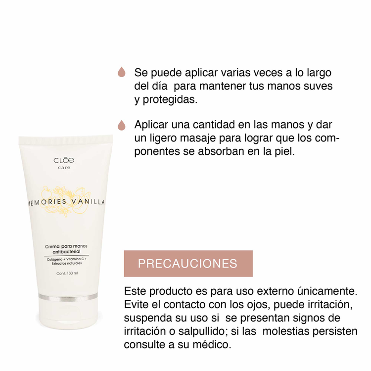 Crema para manos, para todo tipo de piel