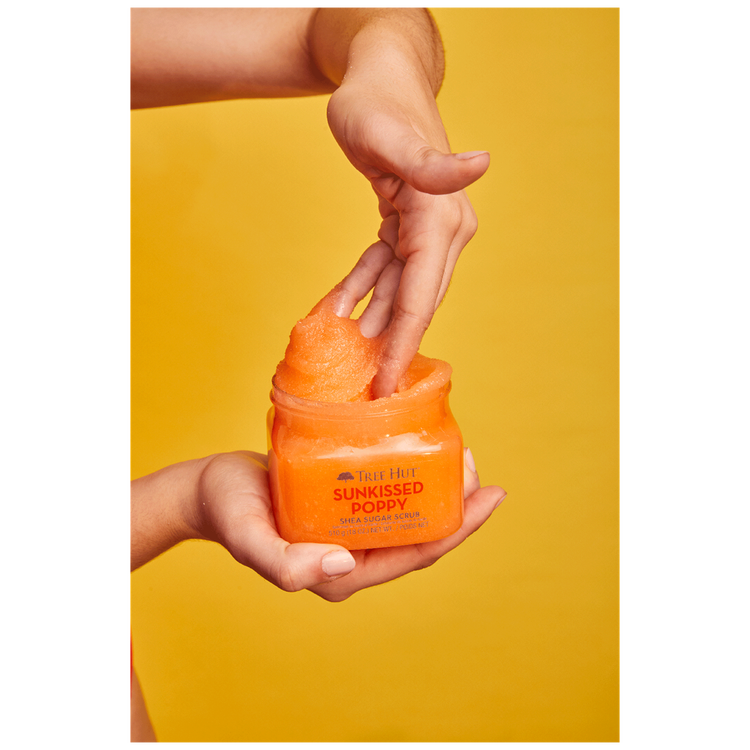 SheaSugarScrubSunkissedPoppy-Exfoliantecorporal,dejalapielsuaveytersa