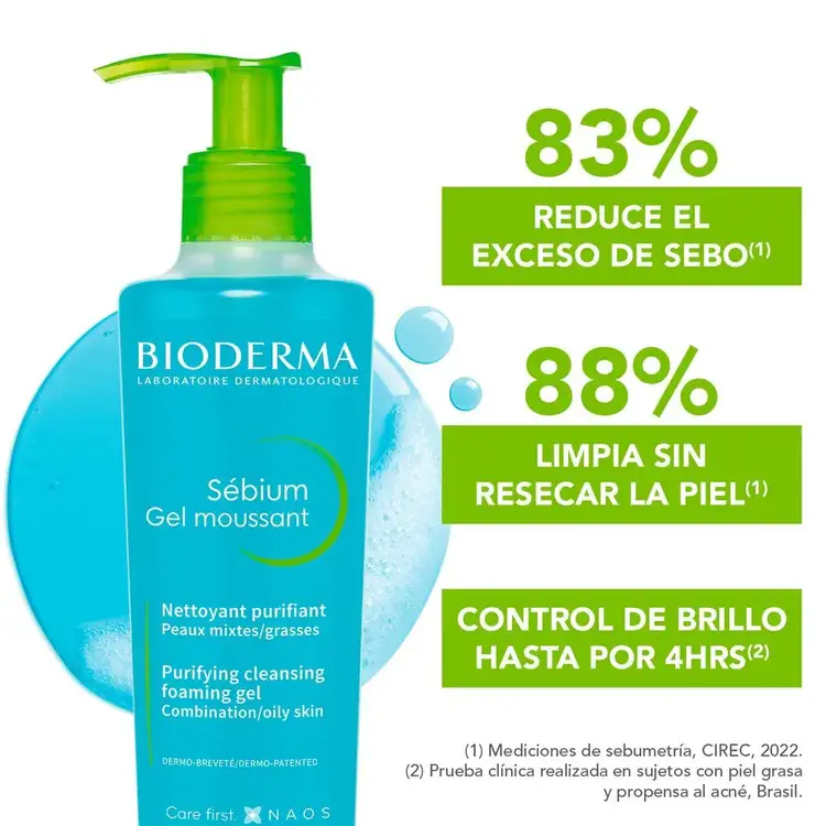 Sebium Gel moussant menos imperfecciones y grasa