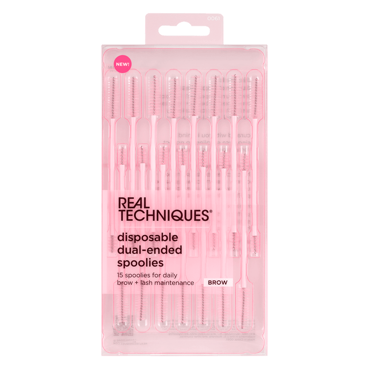 Dual-Ended Spoolies - Set de cepillos para cejas desechables