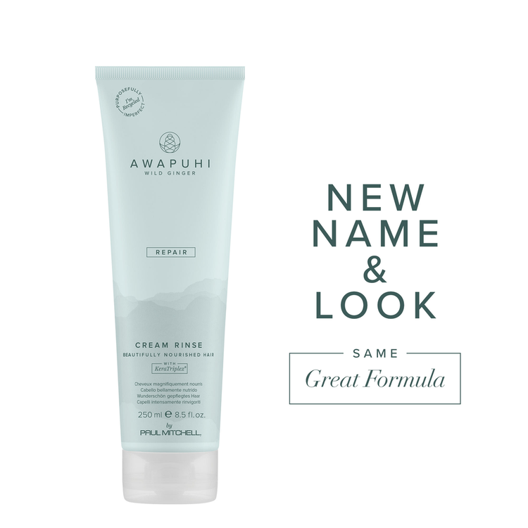 Awapuhi Wild Ginger Enjuague de crema tamaño de viaje fortalece el cabello