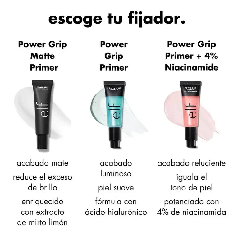 e.l.f. Power Grip Matte Primer Primer de maquillaje adhesivo y mateante