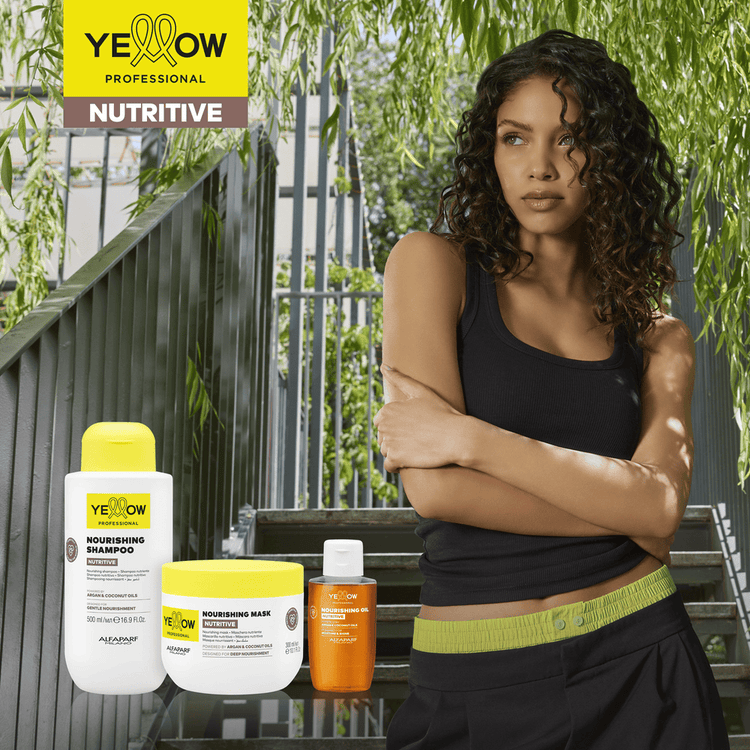 Yellow Hair Care Mascarilla capilar nutrición intensa, suavidad y brillo