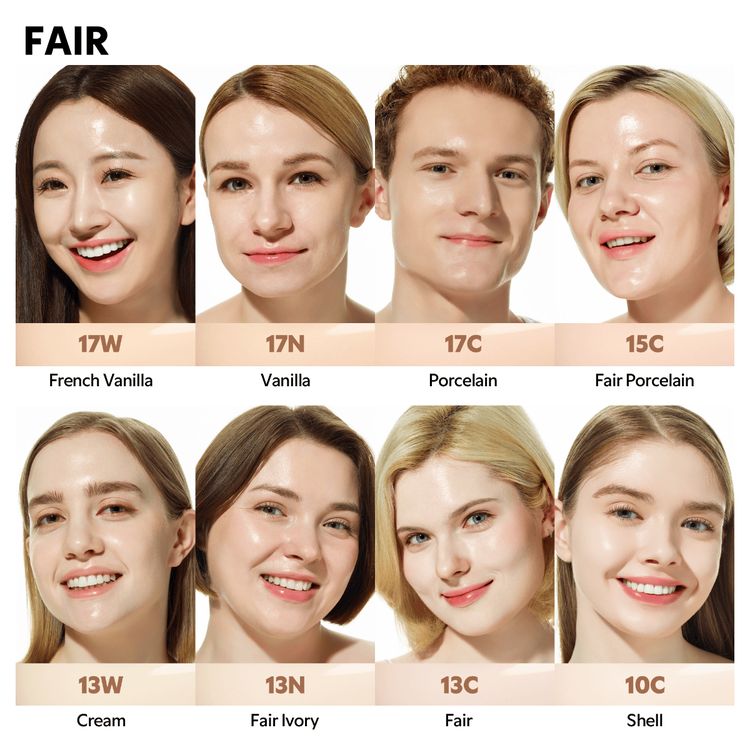 Mask Fit - Mini base compacta, acabado radiante