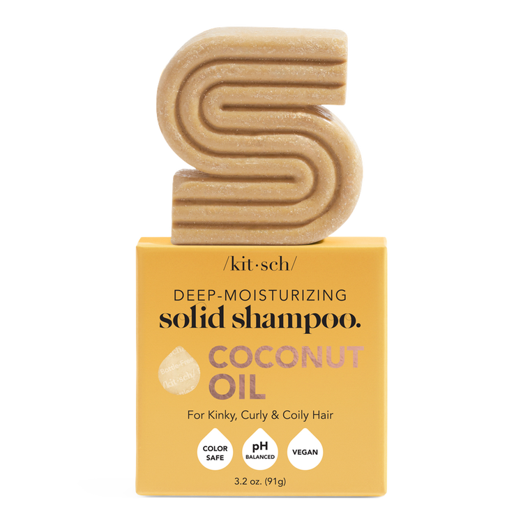 Coconut Oil Deep-Moisturizing Solid Shampoo hidratante limpieza profunda
