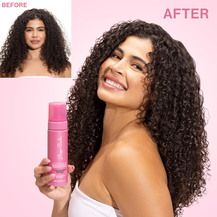 Curl Defining Espuma definidora combate el frizz