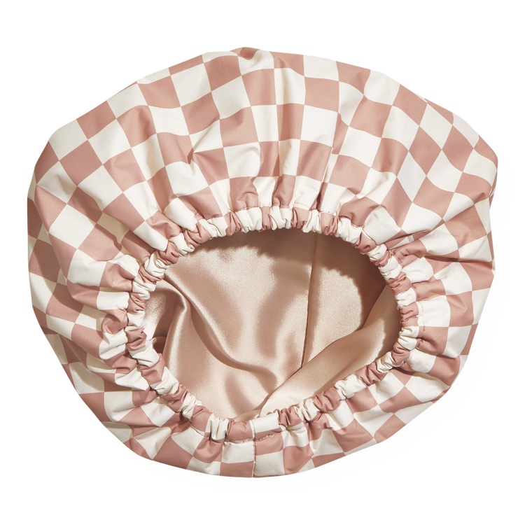 Satin Lined - Gorro de baño satinado, ayuda a reducir el frizz