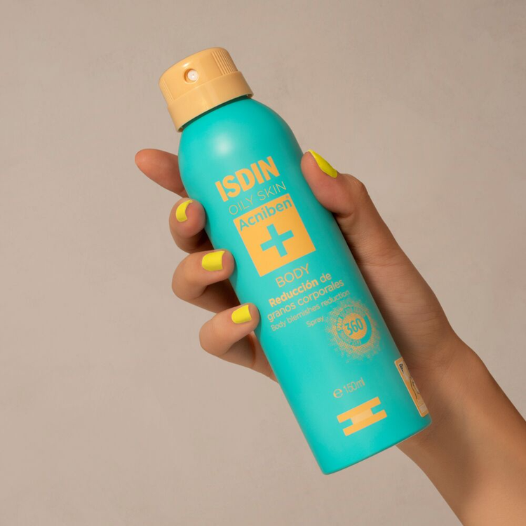 Acniben - Spray corporal, reducción de granos corporales