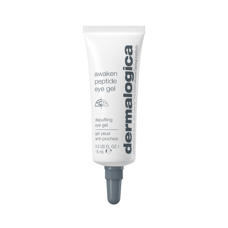 Awaken Peptide Eye Gel Gel reafirma, hidrata y reduce hinchazón.