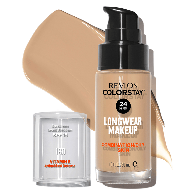 ColorStay - Maquillaje líquido, resistente al calor y sudor
